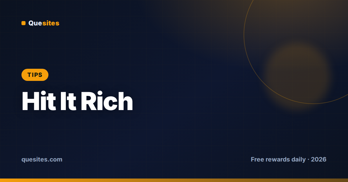 Cover for Hit It Rich Tips & Tricks: Get More Coins Faster