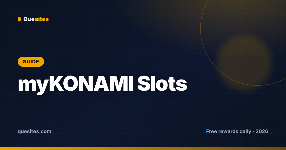 Cover for How to Get Free Chips in myKONAMI Slots (2026)