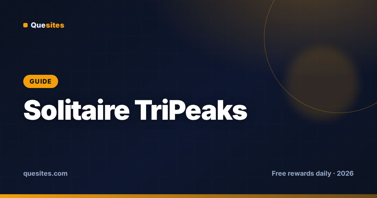 Cover for How to Get Free Coins in Solitaire TriPeaks (2026)
