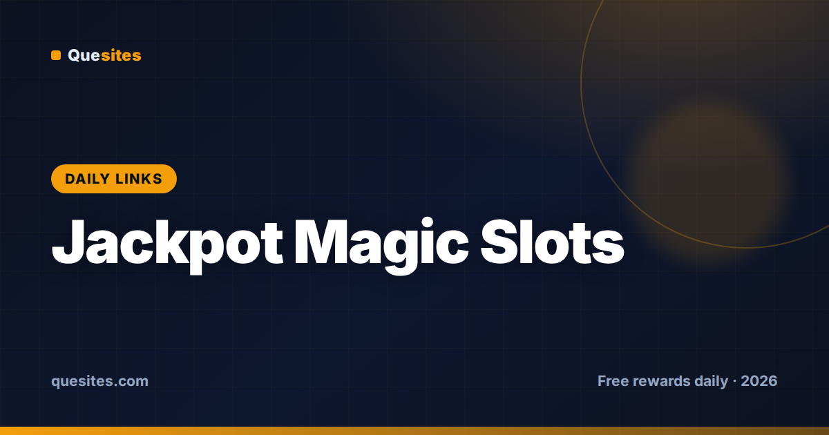 Cover for Jackpot Magic Slots Events & Free Rewards This Week