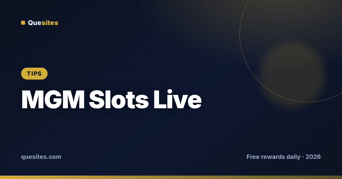 Cover for MGM Slots Live Tips & Tricks: Get More Chips Faster