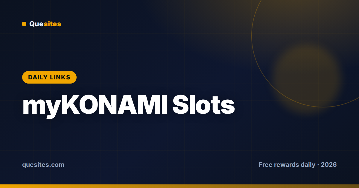 myKONAMI Slots