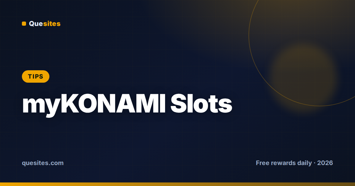 myKONAMI Slots