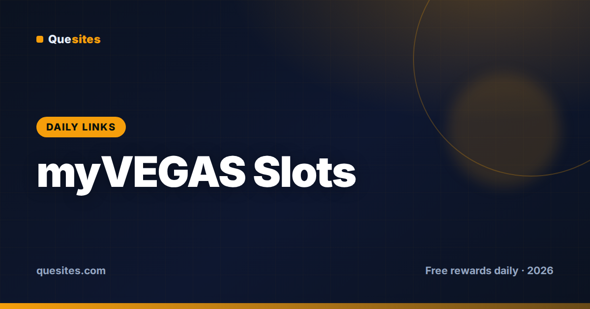 Cover for myVEGAS Slots Events & Free Rewards This Week